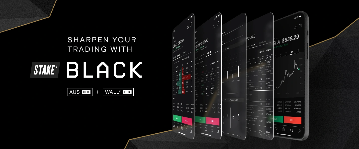 Stake app interface showing ASX stock trading with CHESS sponsorship
